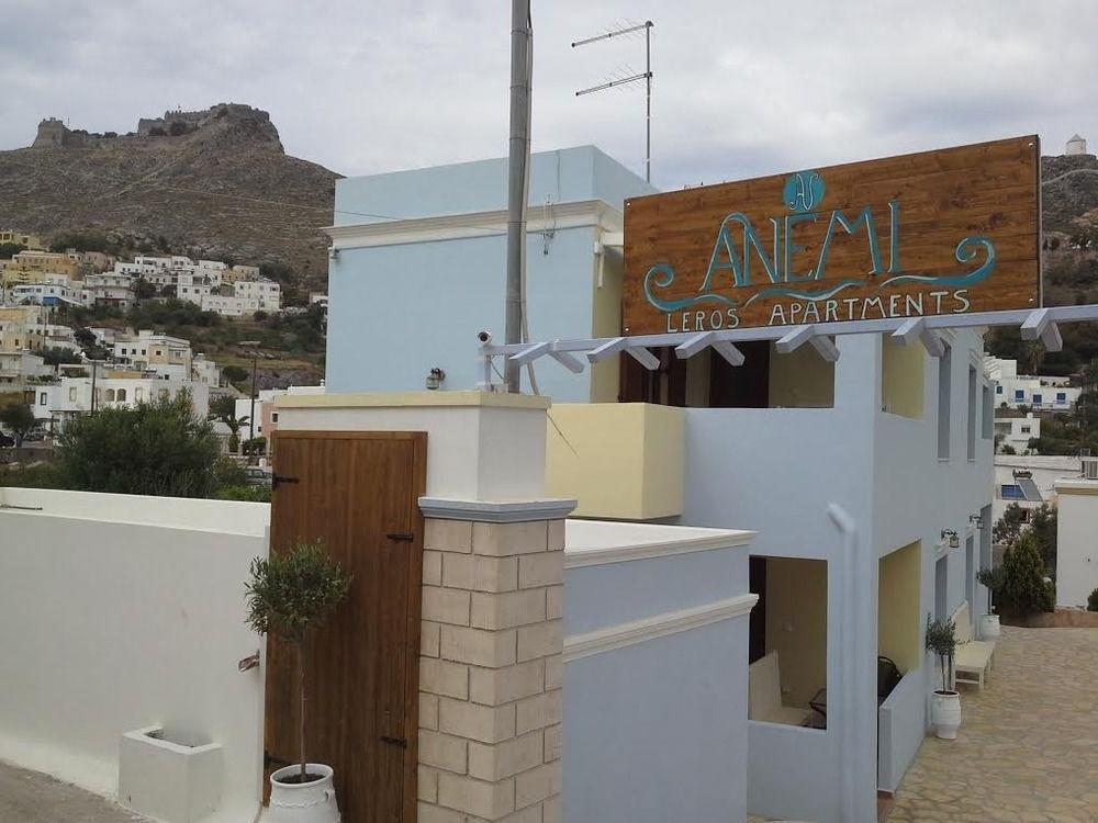 Anemi Leros Apartments Panteli Exteriör bild